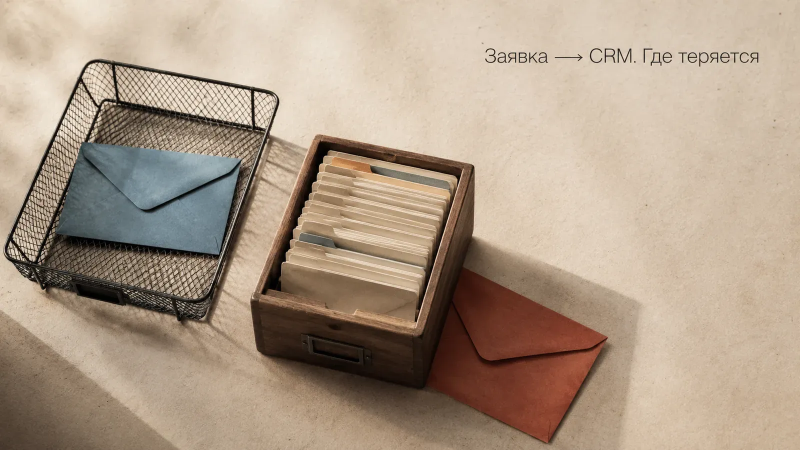 Иллюстрация к статье: Интеграция с AmoCRM: как заявка попадает в CRM и что в этой связке ломается